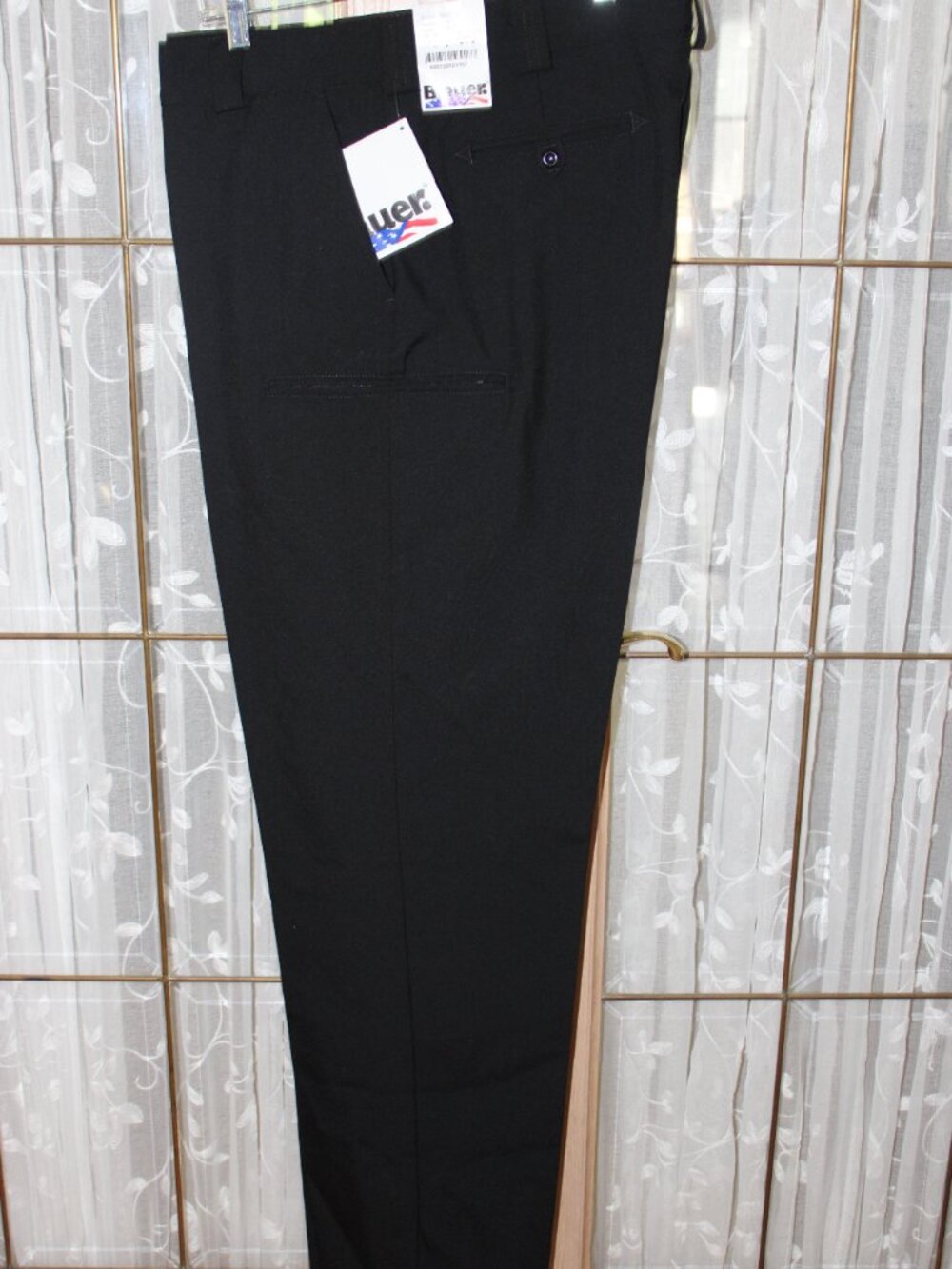 Blauer NWT MENS 38 R 8567 6-POCKET WOOL BLEND Tactical PANTS Black UNHEMMED